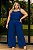 Calça Pantalona Paradise Azul Plus Size - Imagem 1