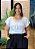 Blusa de Lezie Branca Plus Size - Imagem 1