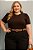 T-Shirt Princesa Classic Marrom Plus Size - Imagem 1