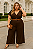 Macacão Glamour Marrom Plus Size - Imagem 1