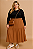 Saia Alemã Caramelo Plus Size - Imagem 1