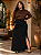 Saia Longa de Malha Basics Preta Plus Size - Imagem 1