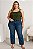 Blusa de Alça Verde Militar Plus Size - Imagem 1