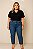 Camisa Nayara Preta Plus Size - Imagem 1