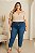 Blusa Michele V Bege Plus Size - Imagem 1