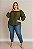 Blusa Ciganinha Green Plus Size - Imagem 1