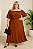 Saia Angelina Marrom Plus SIze - Imagem 1