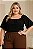 Blusa Sophia Preta Plus Size - Imagem 1