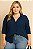 Camisa Marinho Plus Size - Imagem 1