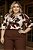 Camisa de Viscolinho Larissa Plus Size - Imagem 1