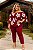 Calça Limited de Bengaline Vinho Plus Size - Imagem 1