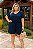 Blusa Califórnia Marinho Plus Size - Imagem 1