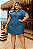 Vestido Europa Tencel Jeans Plus Size - Imagem 1