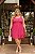 Vestido Los Angeles Pink de Viscolycra Plus Size - Imagem 1