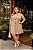 Vestido Los Angeles Bege de Viscolycra Plus Size - Imagem 1