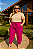 Calça Cargo Carolina Fucsia Plus Size - Imagem 1