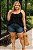 Blusa de Alça Salinas Preto Plus Size - Imagem 1
