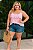 Blusa de Alça Salinas Rosa Plus Size - Imagem 1