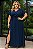 Vestido Longo Blue Marine Plus Size - Imagem 1