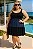 Vestido Ibiza 3 Camadas Preto com Azul Plus Size (new) - Imagem 1