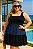 Vestido Ibiza 3 Camadas Preto com Azul Plus Size (new) - Imagem 2