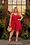 Macaquinho Vermelho Manoela Plus Size - Imagem 1