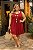 Vestido Los Angeles Vermelho de Viscolycra Plus Size - Imagem 1