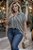 Camisa Limited de Listras Preto e Branco - Imagem 1