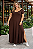 Vestido Longo Valentina Marrom Plus Size - Imagem 2