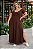 Vestido Longo Valentina Marrom Plus Size - Imagem 1