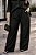Calça Pantalona ALL BLACK de Linho Plus Size - Imagem 4
