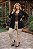 Cardigan Heloisa de Lanzinha Preto Plus Size - Imagem 1