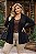 Cardigan Heloisa de Lanzinha Preto Plus Size - Imagem 2