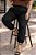 Calça Jogger de Viscolinho Preto Plus Size - Imagem 2