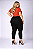 Calça Slim de Bengaline Preto Plus Size - Imagem 2