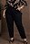 Calça Social New York Preto Plus Size - Imagem 1