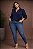 Blusa London Azul Marinho Plus Size - Imagem 2