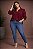 Blusa London Vinho Plus Size - Imagem 2