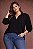 Blusa London Preto Plus Size - Imagem 1