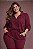 Camisa Helena Vinho Plus Size - Imagem 1