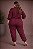 Calça Jogger Helena Vinho Plus Size - Imagem 2
