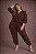 Camisa Helena Marrom Plus Size - Imagem 3
