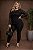 Calça Karen Slim de Bengaline Preto Plus Size - Imagem 2