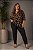 Camisa Animal Print com Botões Pius Size - Imagem 1