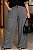 Calça PANTALONA Aline de Moletinho Cinza Mescla Plus Size - Imagem 2