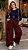 Calça PANTALONA de Moletinho Vinho July Plus Size - Imagem 1