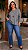 Blusa Basics Manga Longa Cinza Mescla Plus Size - Imagem 1