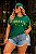T-shirt Verde Brasil Copa do Mundo Plus Size - Imagem 2