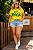 T-shirt Amarela Brasil Copa do Mundo Plus Size - Imagem 1