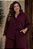 Camisa de Alfaiataria Texturizada Vinho Malbec Plus Size - Imagem 1
